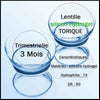 LENTILLE SILICONE-HYDROGEL TORIQUE TRIMESTRIELLE ( 3 MOIS )